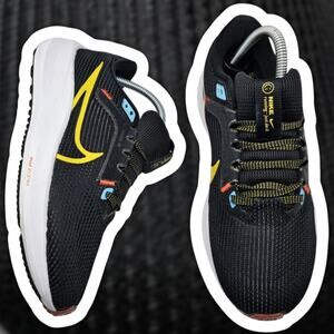 Nike Pegasus 40 Black Speed Womens 8 Shoes Sneakers Athletic Running Mesh DV3854
